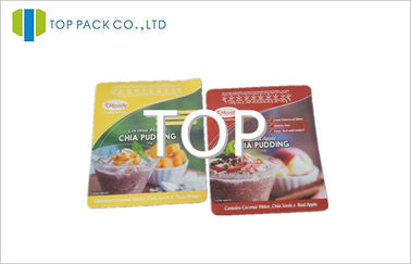 Resealable Stand Up Food Bag Plastic Laminated Matte Printing Packaging Pouch