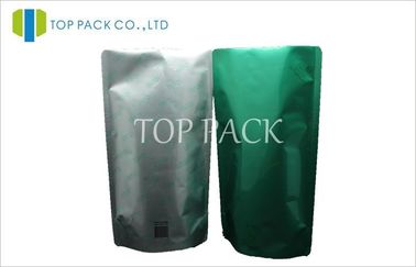 Gravure Printed Stand Up Bags , Toner Packaging 500g Heat Seal Aluminum Foil Bags