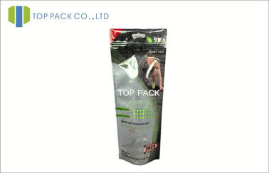 Ziplock Stand Up Pouch Packaging For Socks , Pet / Vmpet / Pe Multilayer