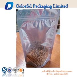 250g Food Zipper Aluminum Foil Stand Up Pouch with Clear Window