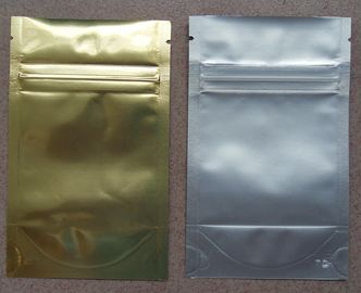 Aluminum Foil Ziplock Bags Stand Up Packaging Pouches For Seeds