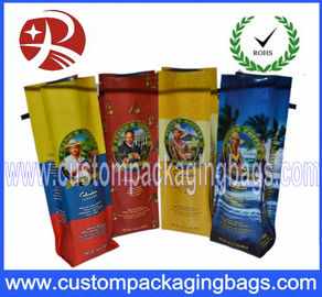 Gravure Printing Side Gusset Plastic Custom Printed Coffee Packaging Bags