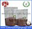 Recyclable Stand Up Coffee Packaging Bags With Air Valve And Zipper