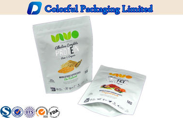 frozen food , seafood stand up packaging pouches with matte printing