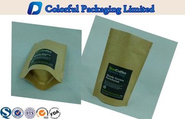 Kraft Paper Coffee Bag / Coffee Packaging Bags / Resealable Stand Up Pouch