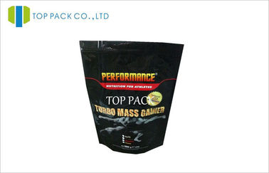 Portable Stand Up Food Plastic Bags , Waterproof Nut Packaging Bags