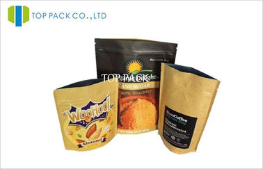 Sugar / Coffee Stand Up Food Pouches Full Color Printing heat sealing
