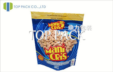 Colorful Stand Up Food Pouches For Peanut , Customized Size / Logo