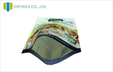 PET / PE Printed Stand Up Bags Gravure Printing For Food Packaging