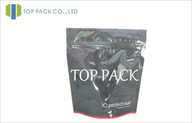Aluminum Foil Printed Stand Up Bags Customized For Food With Ziplock Top