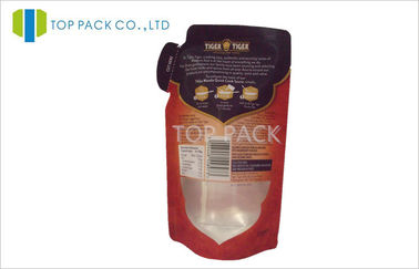 Customized Printed Stand Up Pouches Back With Window For Food Packaging