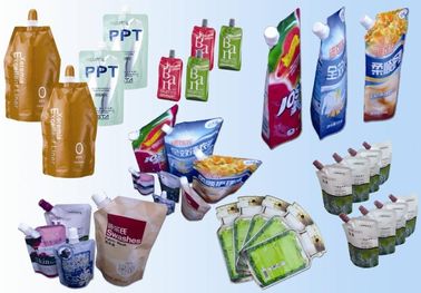 Laminated Spouted Pouches Packaging Poly Bags for Soybean Milk