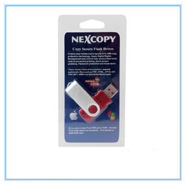 Colorful PVC USB Blister Card Packaging For Single USB Packing