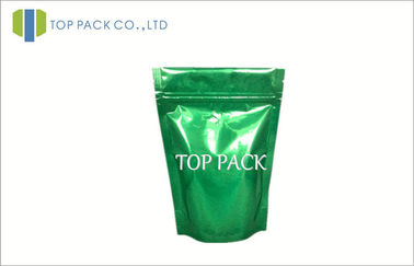 Laminated Plain Stand Up Pouch Packaging With Bottom Gusset And Ziplock
