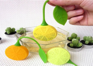 Heat Insulation Silicone Kitchen Tools Food Grade Silicone Tea Bag Of Lemon Shaped