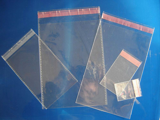 Clear Plain Header Self Adhesive OPP Bags / OPP Header Bag / OPP Cellophone Gift Bag