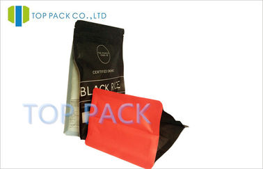 Custom Printing Stand Up Pouch With Zipper Food Grade Materials Resealable Ziplock