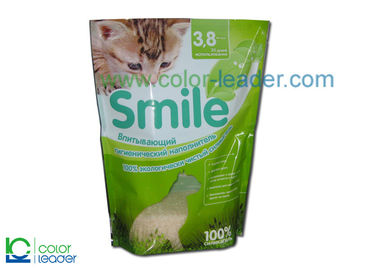 Stand Up Pouch Packaging Cat Litter Bag With Gravure Printing