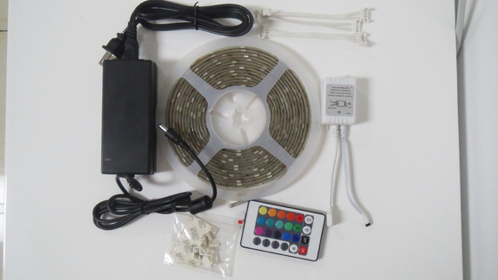 50pcs IC Color Changing 5050 LED Digital Strip Light Kits With Blister Pacakge