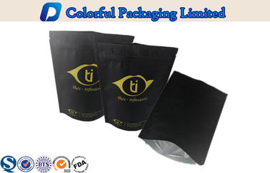 PET Resealable food packaging pouches for washing powder , pool powder