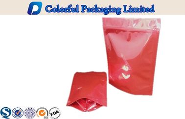 Pet food reusable stand up foil pouches With Airhole / Ziplock / Window