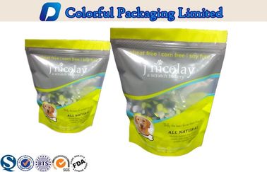 Environmentalc food packaging pvc biodegradable stand up pouch With Window
