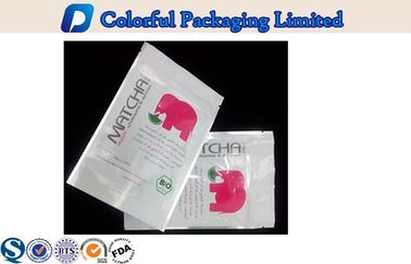 Matte Black Printing stand up packaging pouches for seasoning / calcium protein