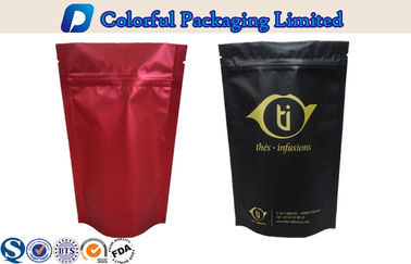 Glossy printing Zipper top Resealable Laminated Pouch With Bottom Gusset