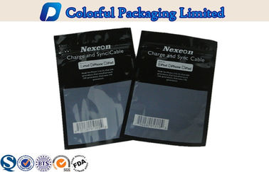 Resealable Plastic Laminated Pouch For Mobile Phone Accessories Packing