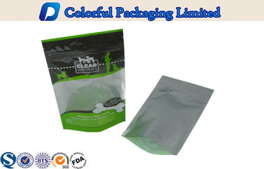 Pet Food Packing Laminated kraft stand up pouches with window