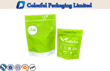 Plastic Stand Up Zipper Resealable Stand up Pouches For Tea Packing