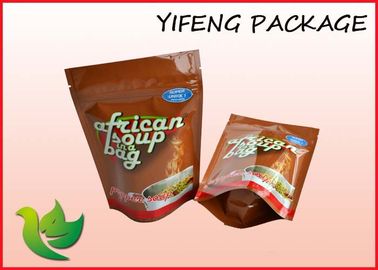 Laminated Resealable Plastic Stand Up Pouch Packaging With Zipper