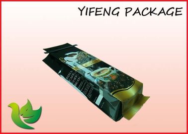 Custom Printed Side Gusset Coffee Packaging Bag With Degassing Valve