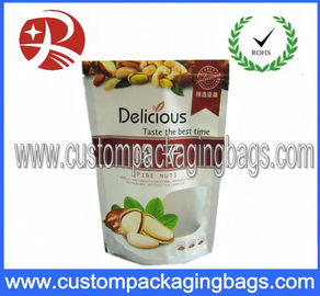 Custom Printed Aluminum Foil Resealable Stand Up food Pouches With Zipper
