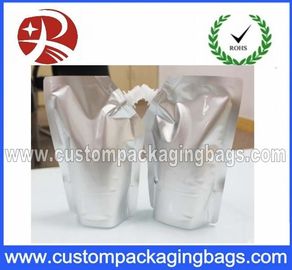 Aluminum Foil Plastic stand up pouch with Spout , food packaging bags