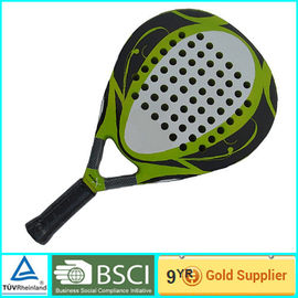 Flat face Graphite Paddle Racket full cover PU grip for training 26.5 x 25.8cm