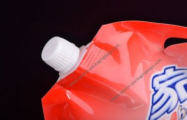 Aluminum Foil Stand Up Pouch Washing Liquid With Spout , 500ml / 250ml Customized