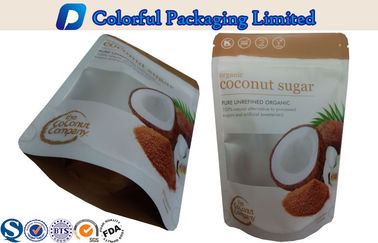 Food Packaging Aluminum Foil inside Stand Up Pouch , Ziplock