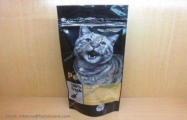 Food Ziplock Stand Up Pouches Transparent Window Front Reusable