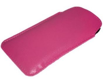 Simple Pantone 4.3" / 5" Leather Smartphone Case Phone Wallet Pouch With Stand