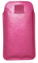 Simple Pantone 4.3" / 5" Leather Smartphone Case Phone Wallet Pouch With Stand