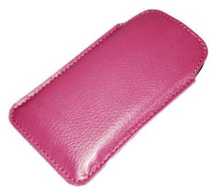 Simple Pantone 4.3" / 5" Leather Smartphone Case Phone Wallet Pouch With Stand