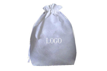 Green Cute Laminated Nonwoven Shopping Bags For Vegetable Logo Printing