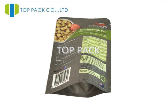 Food Grade Printed Stand Up Pouches Foil Lamination Without Zipper 50g
