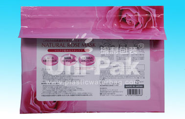 Aluminium Cosmetic Resealable Zip Lock Plastic Bags For Packaging