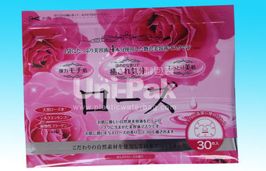 Aluminium Cosmetic Resealable Zip Lock Plastic Bags For Packaging