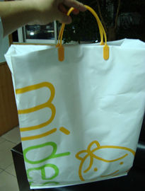 Side Gusset Bag Custom Plastic Shopping Bags With Handles