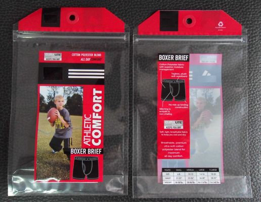 Waterproof Foil Ziplock Bags Resealable Foil Pouches for Underpants