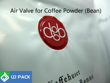 Fancy Flat Bottom Coffee Pouch With Air Valve Equipped Reusable