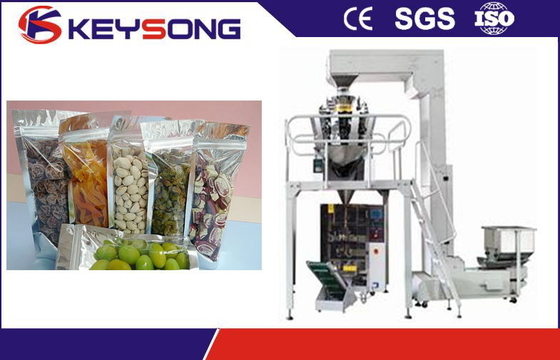 ISO9001 Nuts Filling Packing Machine , Automated Food Packaging